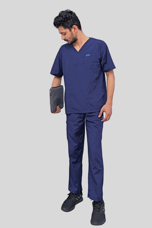 Smart Men's Scrubs - NavyBlue